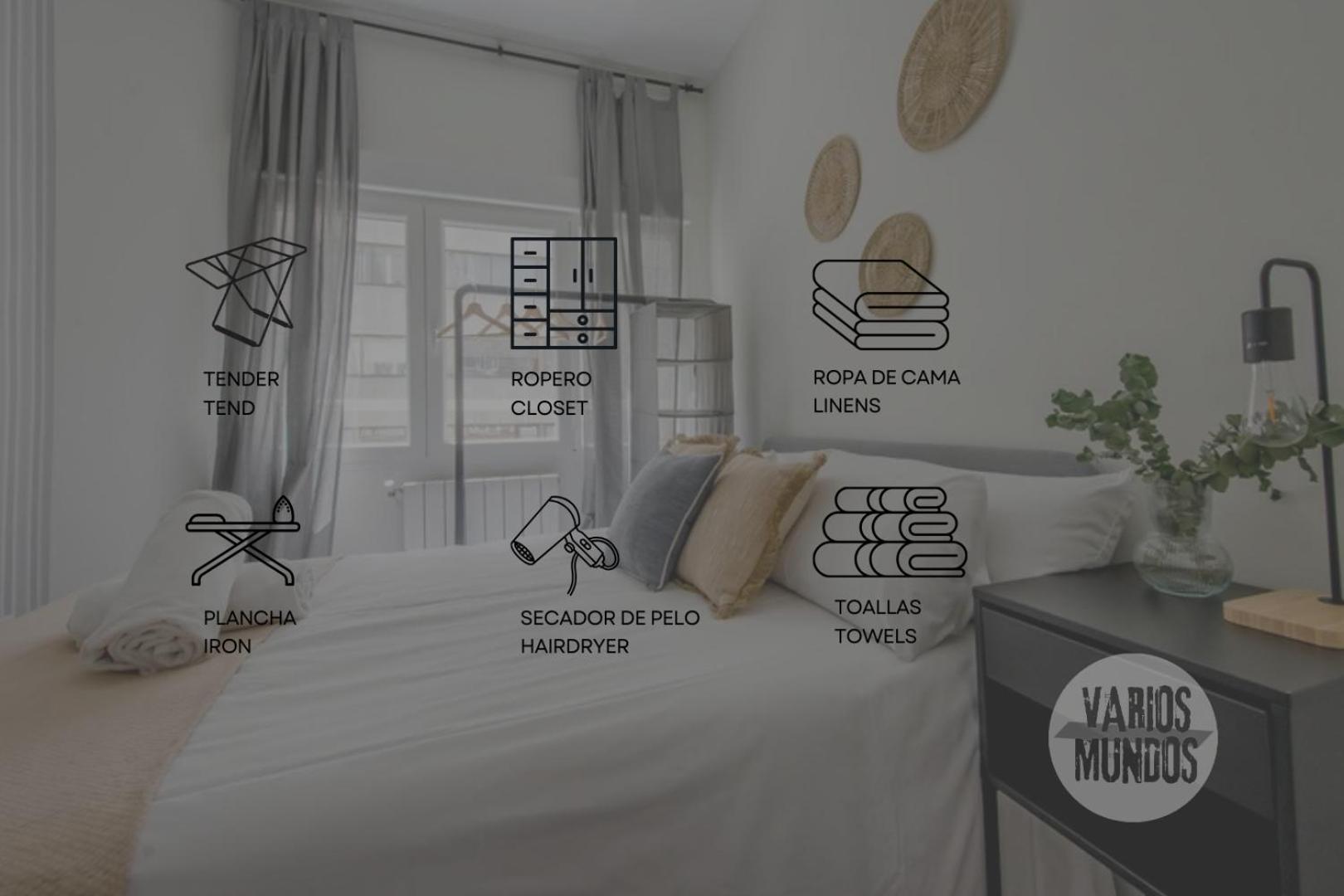 Excuisite New Apt En Gran Via Para 5Pax E2 Madrid Extérieur photo